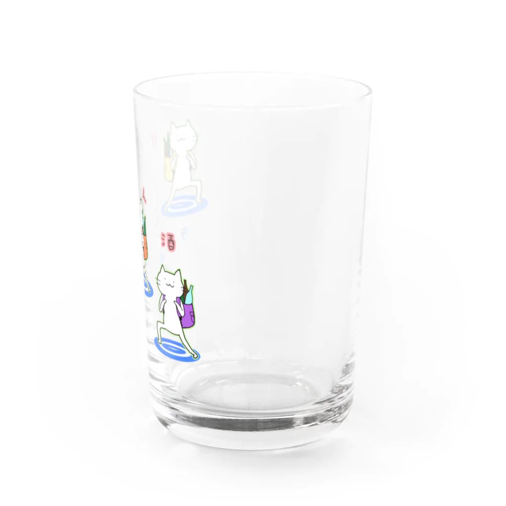 みやたに。工房のポン酒ライフねこちゃん Water Glass :right