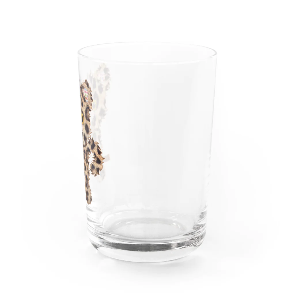 NK gallery☆ノラリクラリのNK_鍵猫(ヒョウ)01 Water Glass :right