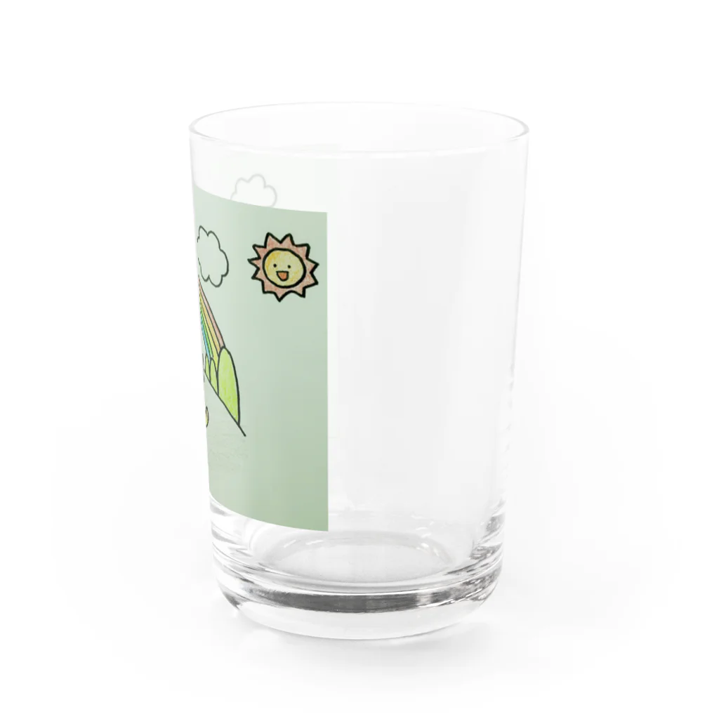 まちゃの猫の散歩 Water Glass :right