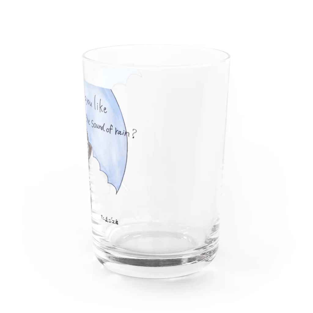 ひよこ工房の雨の音は好き？ Water Glass :right