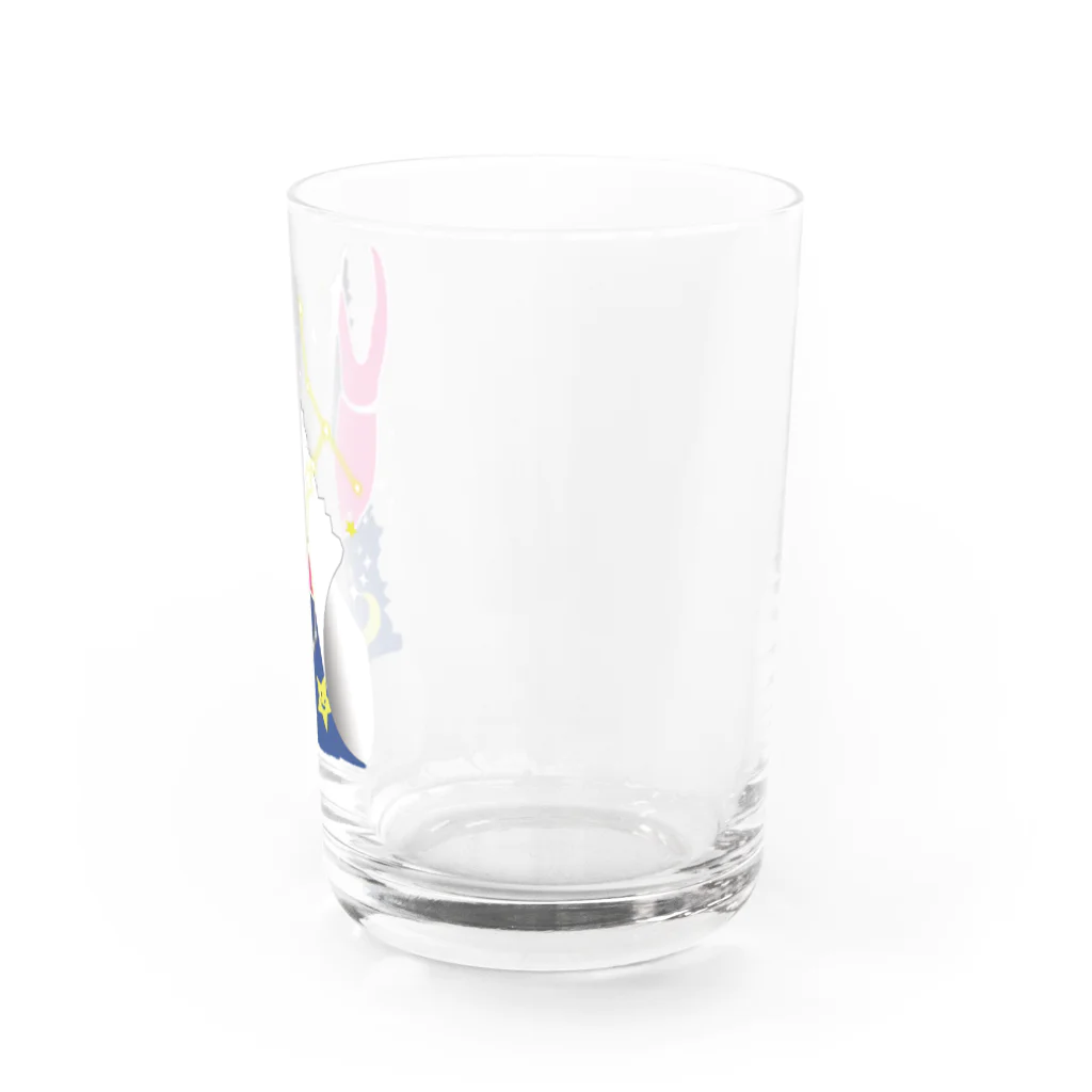 ナナヨショップの夜を連れてくるサソリくん Water Glass :right