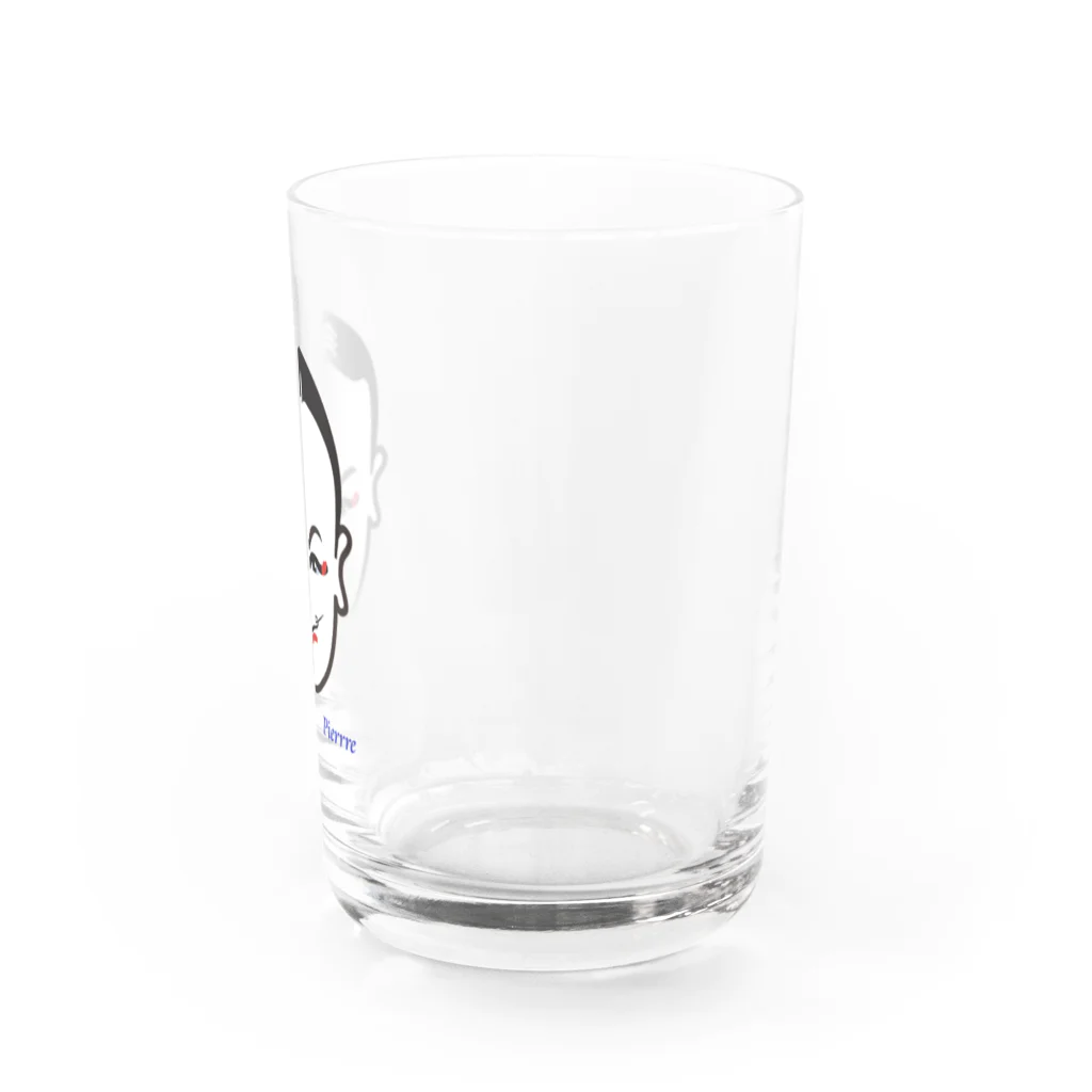 Swampie RecordsのPierre Ochiai　Face logo Water Glass :right