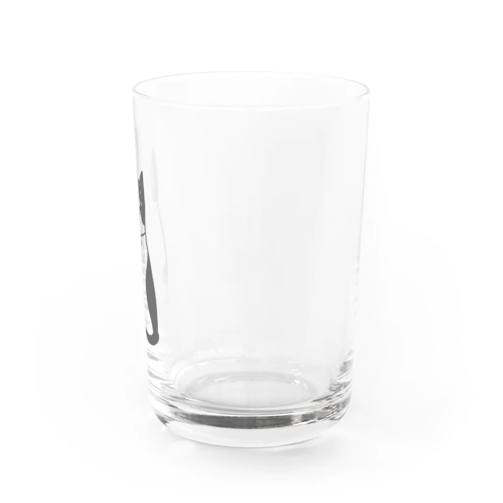 illust.nulのハチワレ猫のフィガロ Water Glass :right