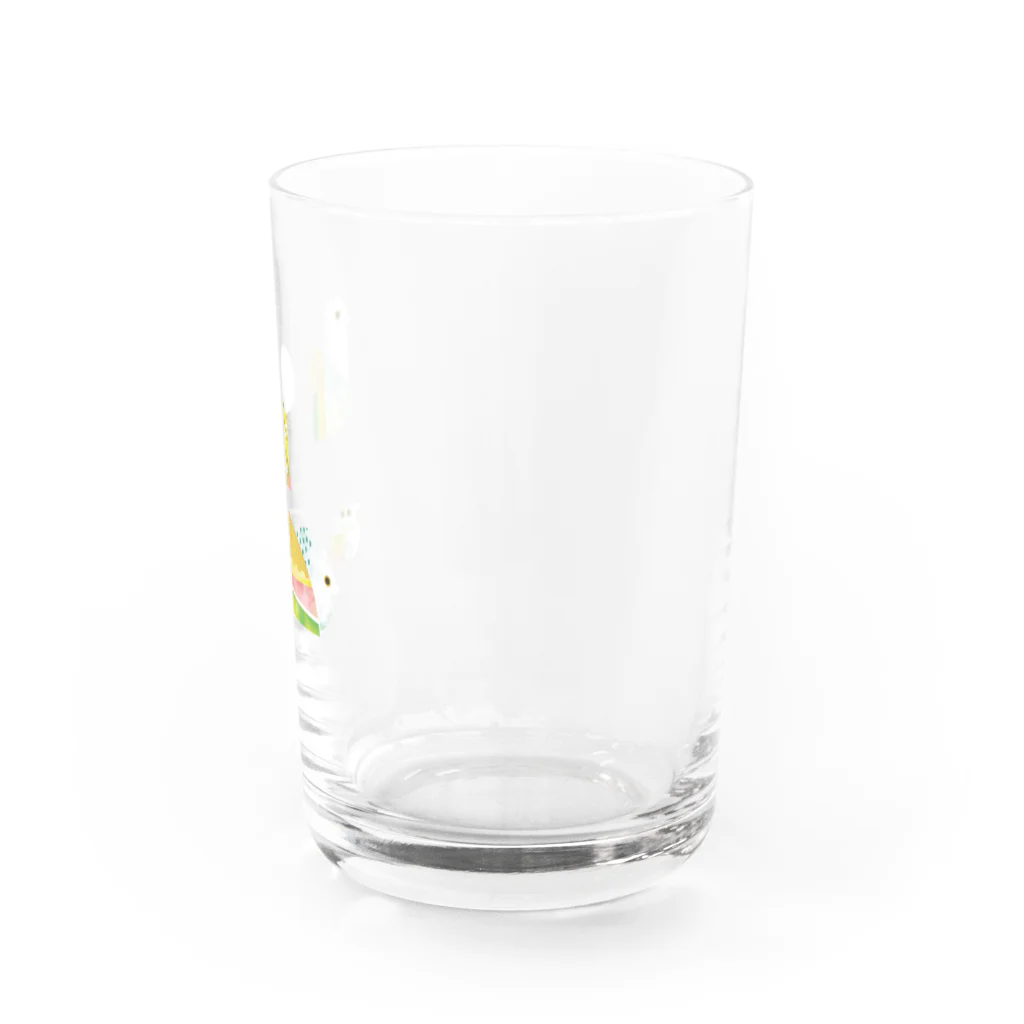 カツキ ミオのパタパタ 鳥 Water Glass :right