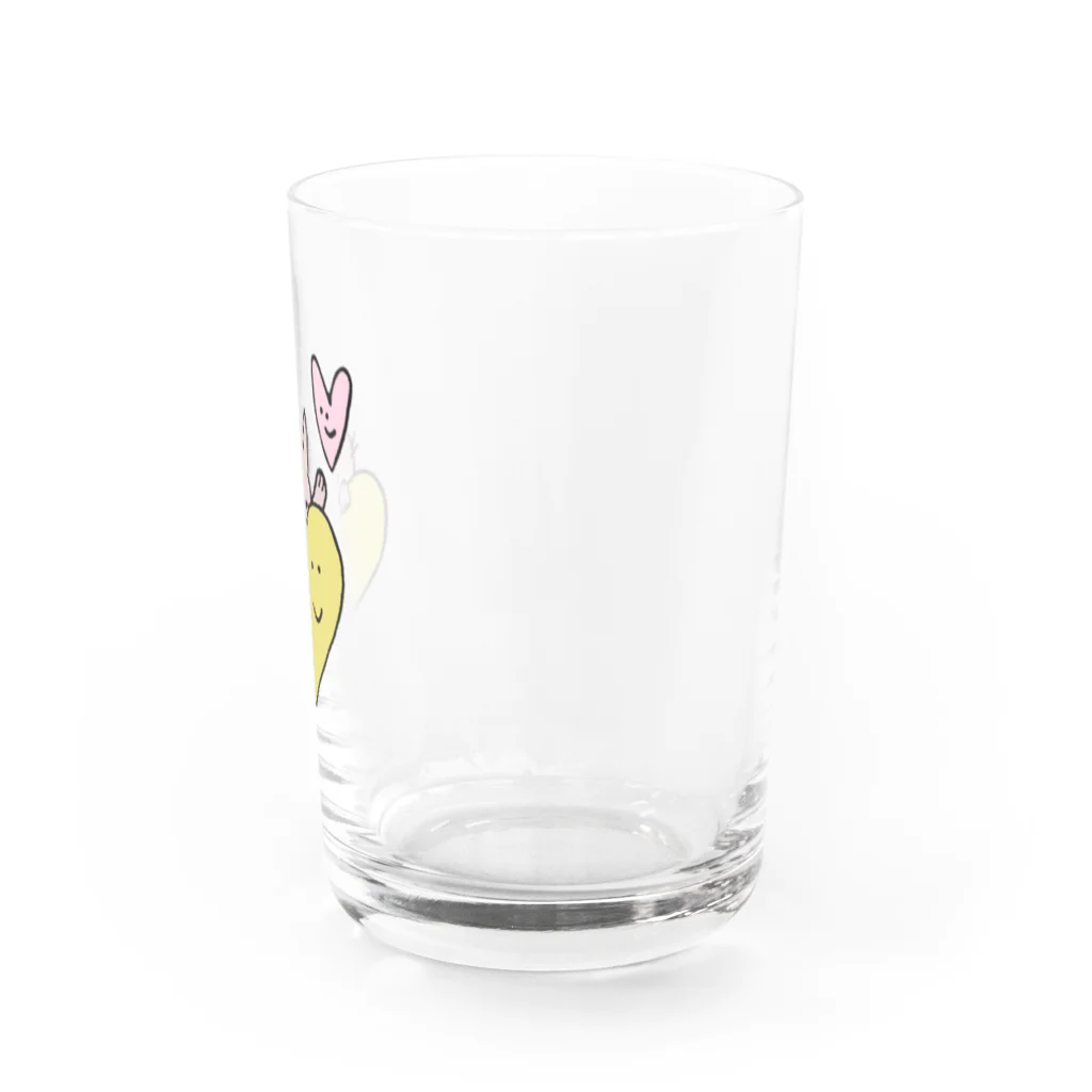 mamimuuの気まぐれ猫のルー。(ハート) Water Glass :right