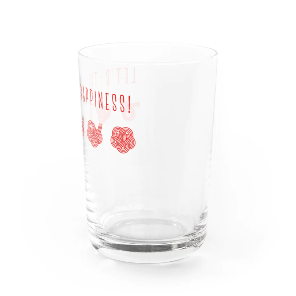 紙単衣 - kamihitoe -の梅結びの結び方 Water Glass :right