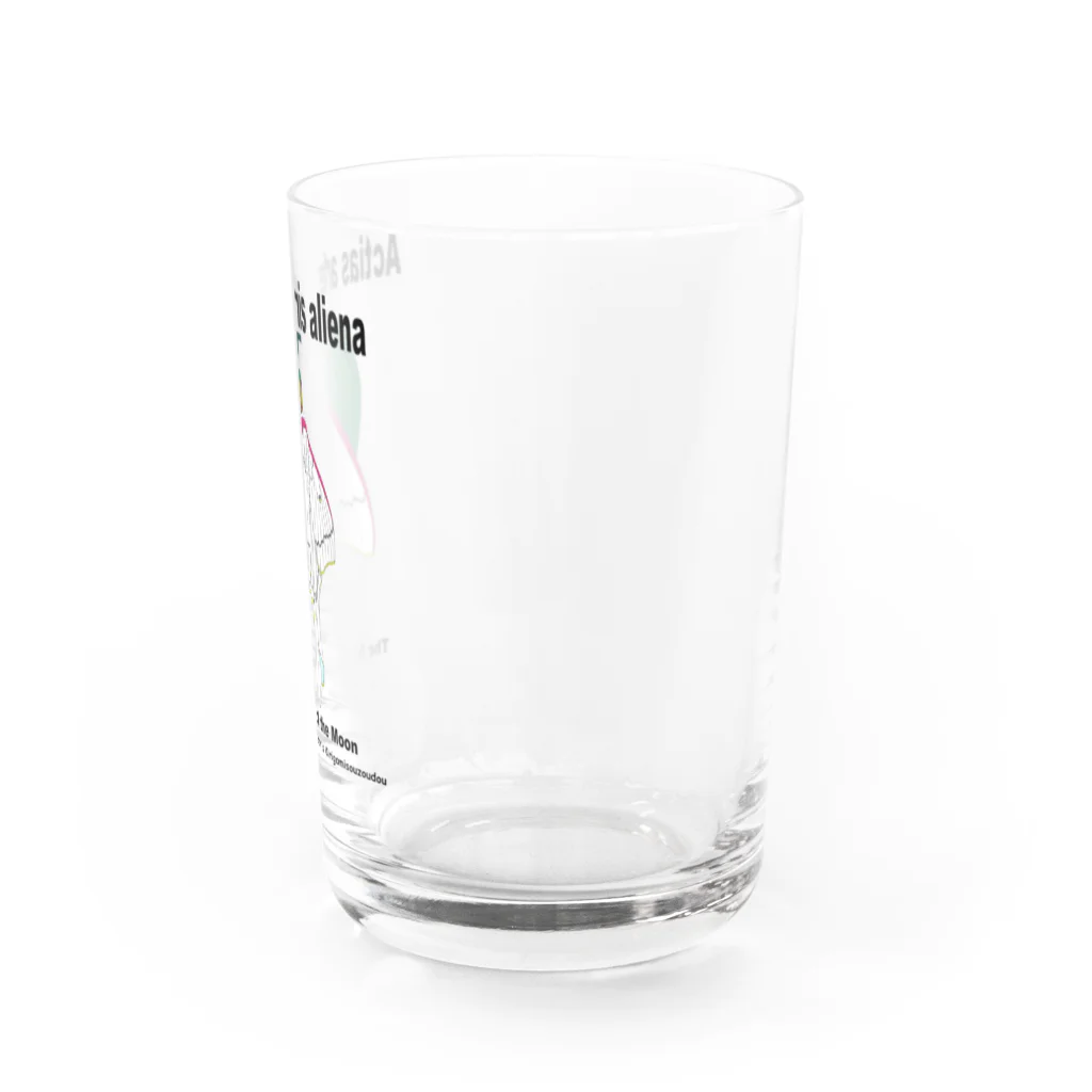 ペーパークラフト作家 鍋嶋通弘のオオミズアオ1 Water Glass :right