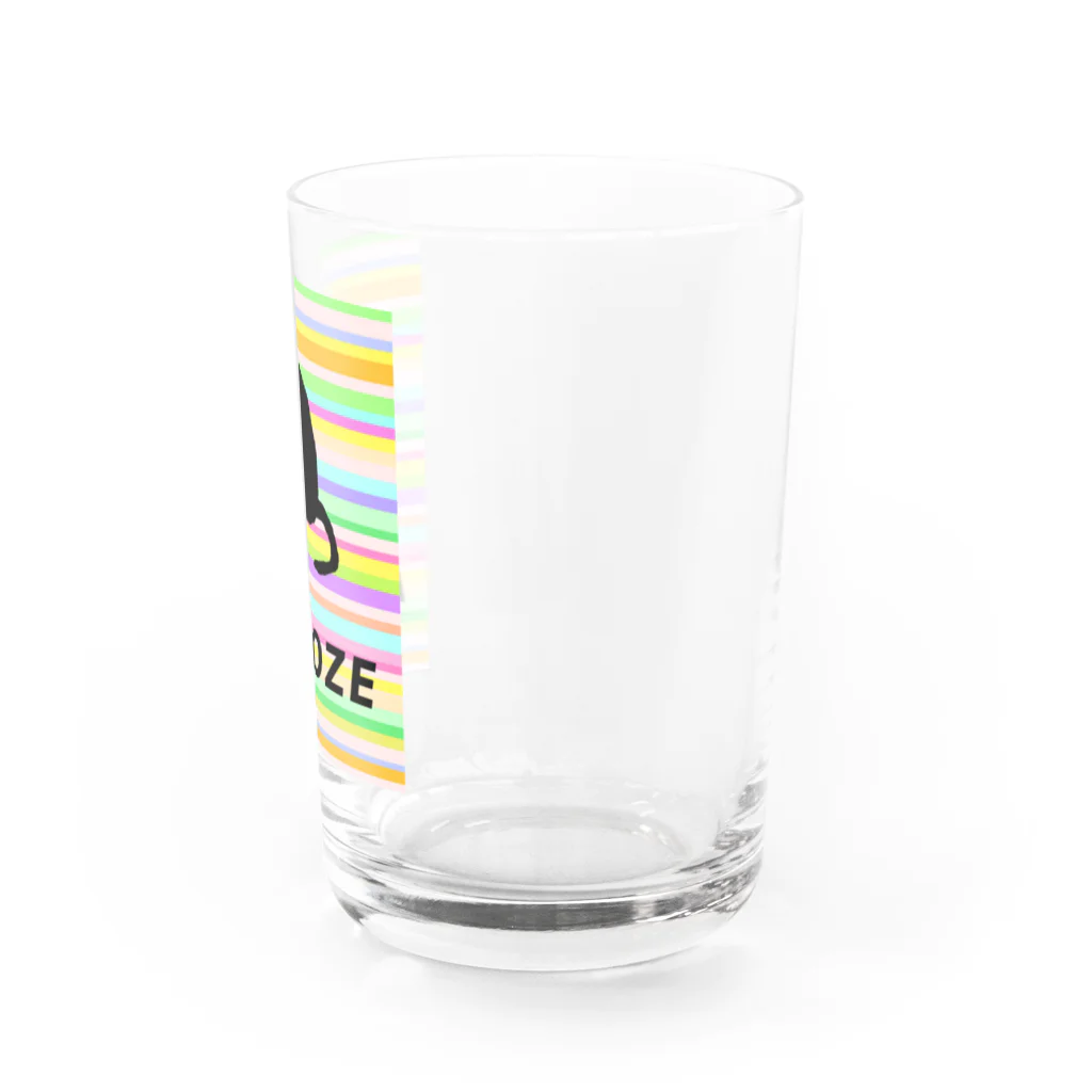 ニャムのアトリエのNEKOZEカラフル Water Glass :right