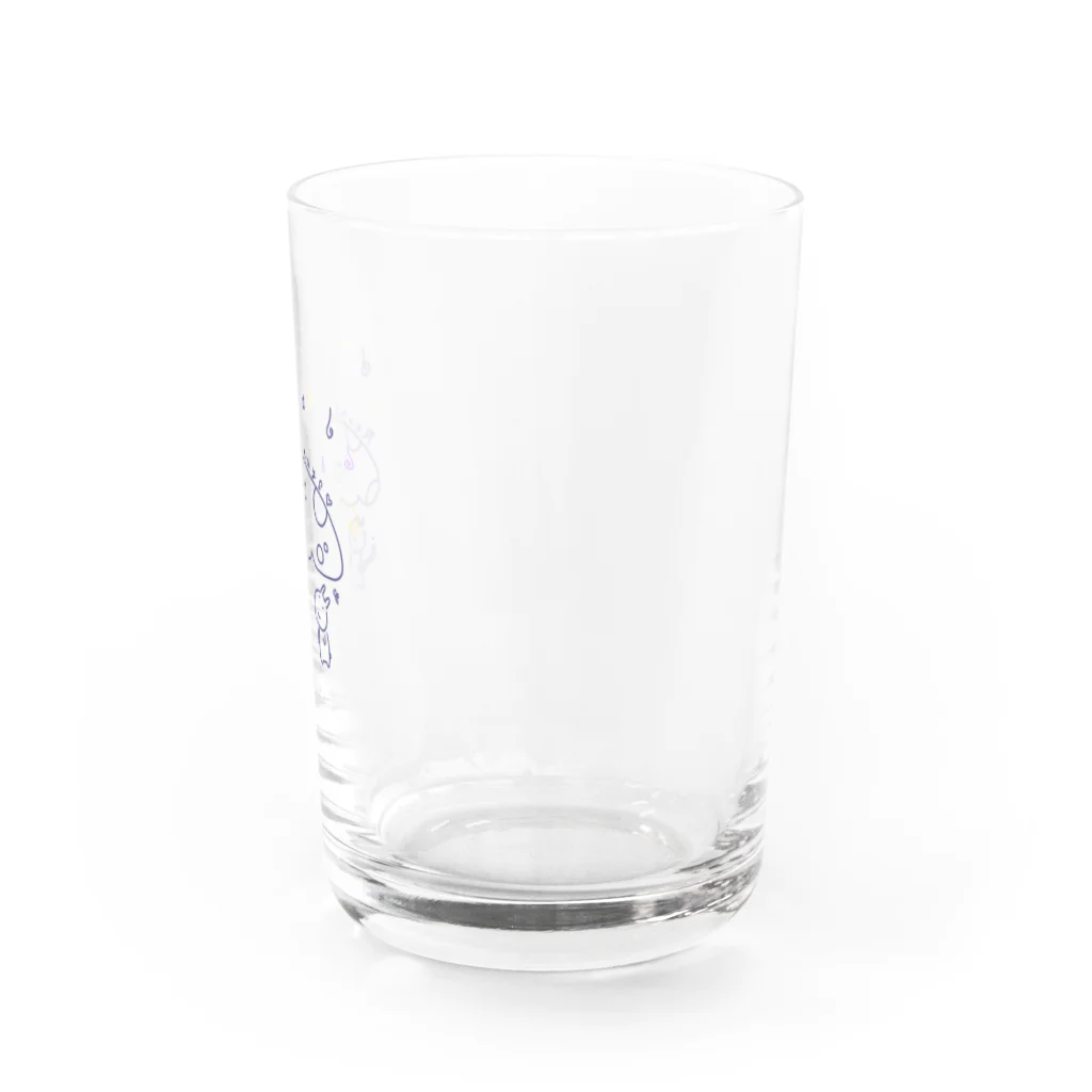 ぽのうさのレイニーデイズ Water Glass :right