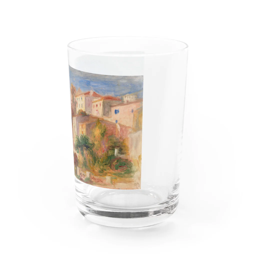 ART_collectionの「カーニュの郵便局の庭からの眺め」ルノワール Water Glass :right