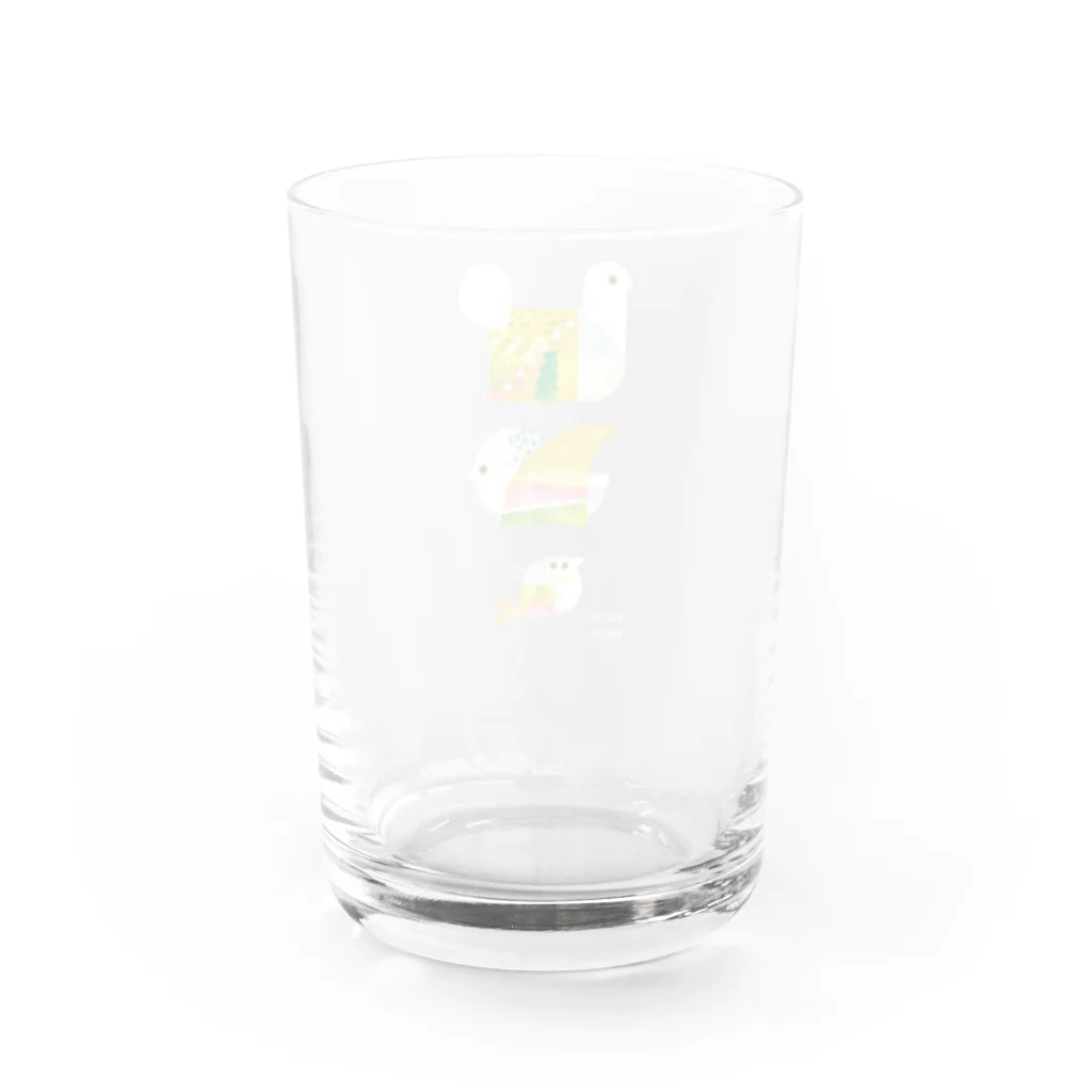 カツキ ミオのパタパタ 鳥 タテバージョン Water Glass :right