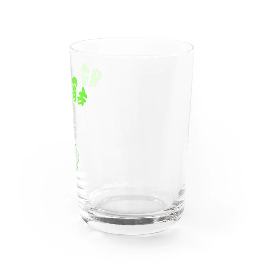 もっといける～のおれんじぽんたろう 文字入りver Water Glass :right