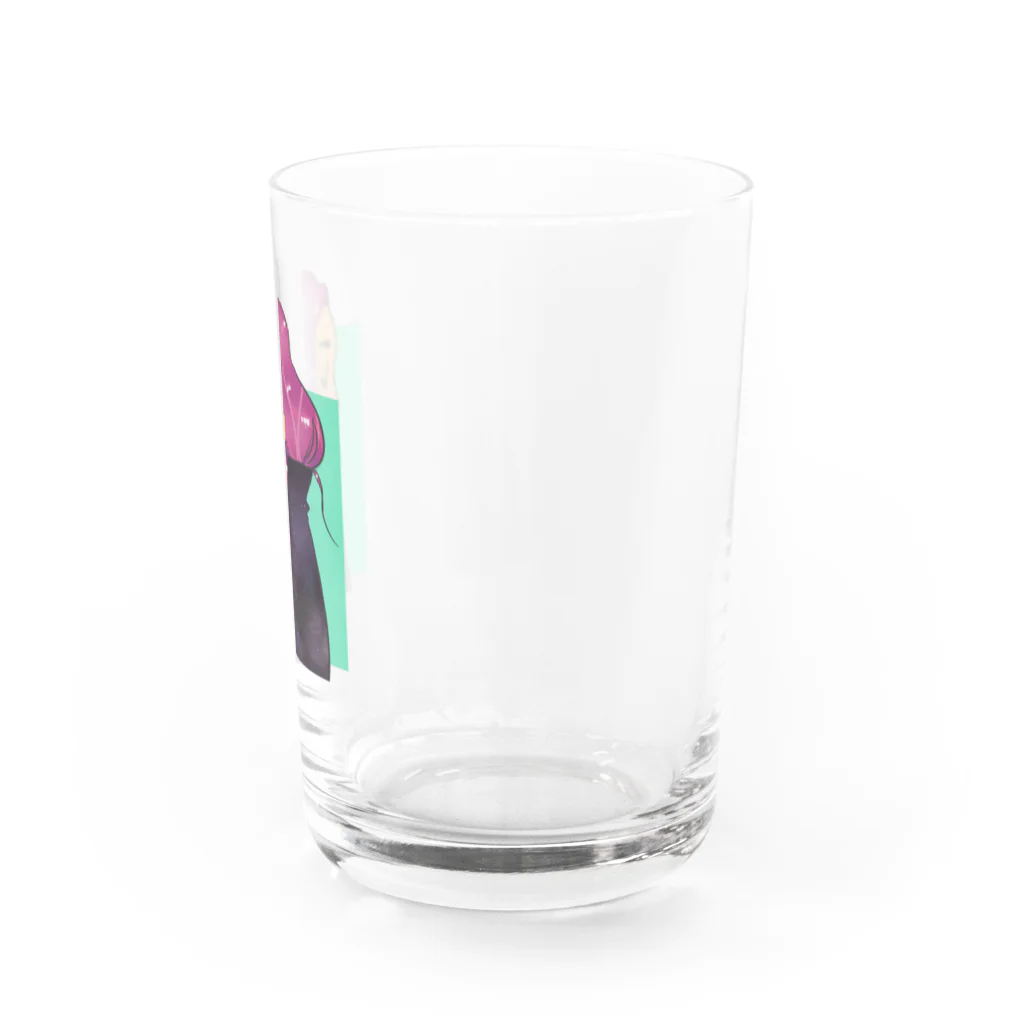 hanaのジャージガール(宇宙) Water Glass :right