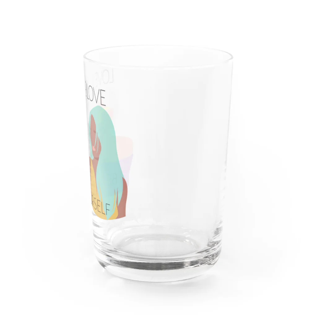 RIRI_designのLOVE IS LOVE Water Glass :right