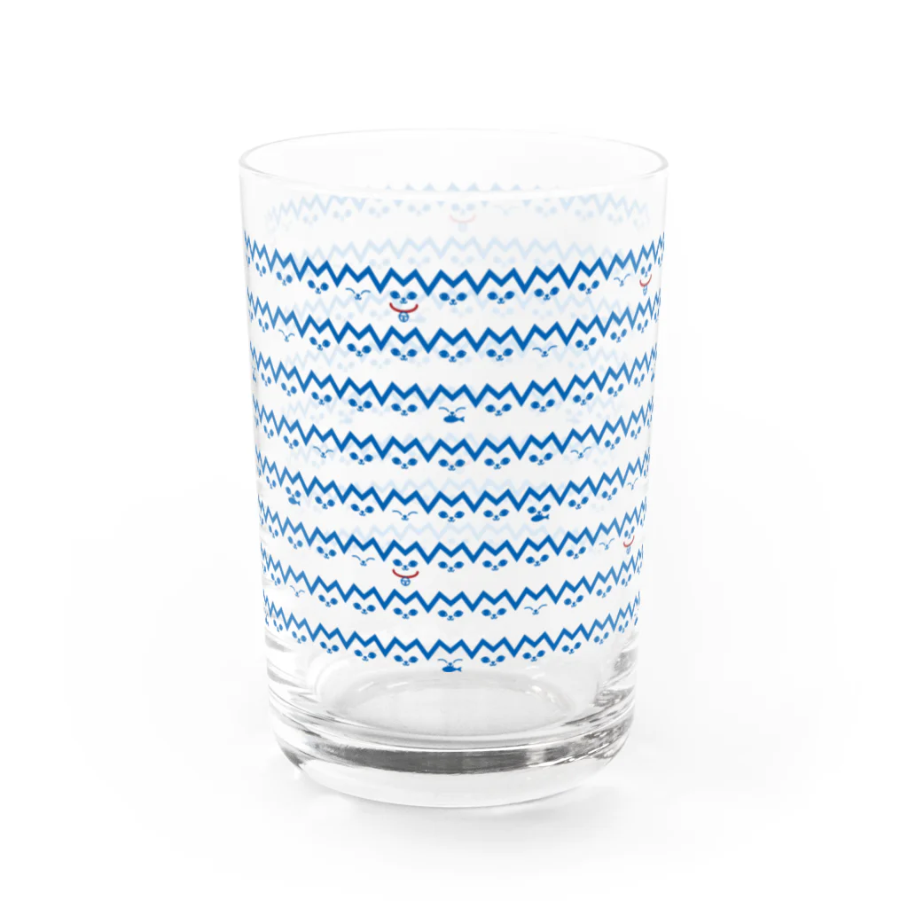 ソーメンズのねこボーダー Water Glass :right