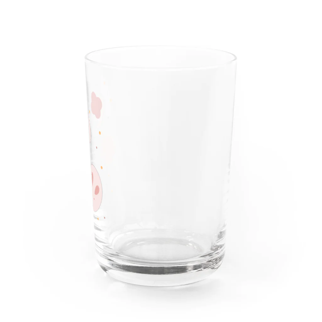Yuuのyuuオリジナルイラスト16 和菓子-紅うさぎ- Water Glass :right