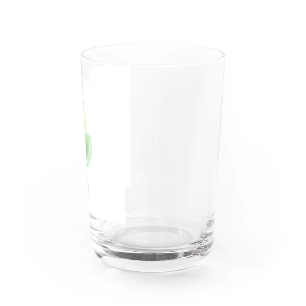 なでしこ@デザインのふわふわメロンクリームソーダ Water Glass :right