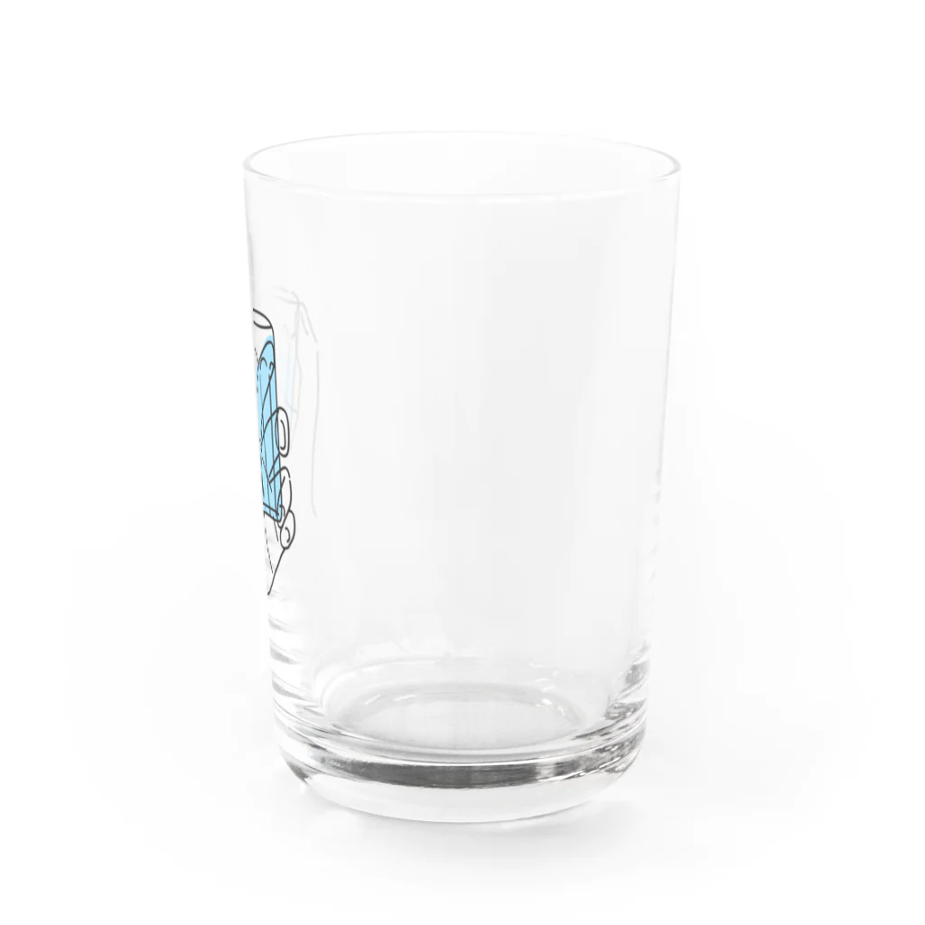 うらめし屋　のグラス　もってる Water Glass :right
