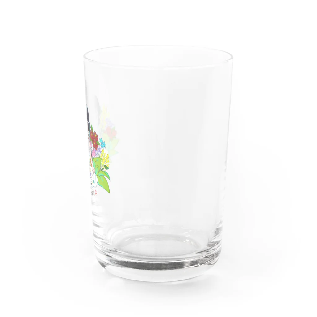 くうせいのばくとおはな-カラフル Water Glass :right