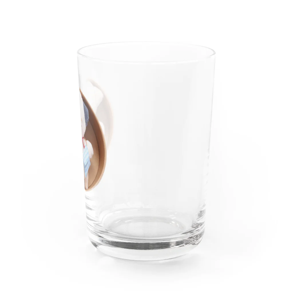 makuの白ねずみショップのねこさん Water Glass :right