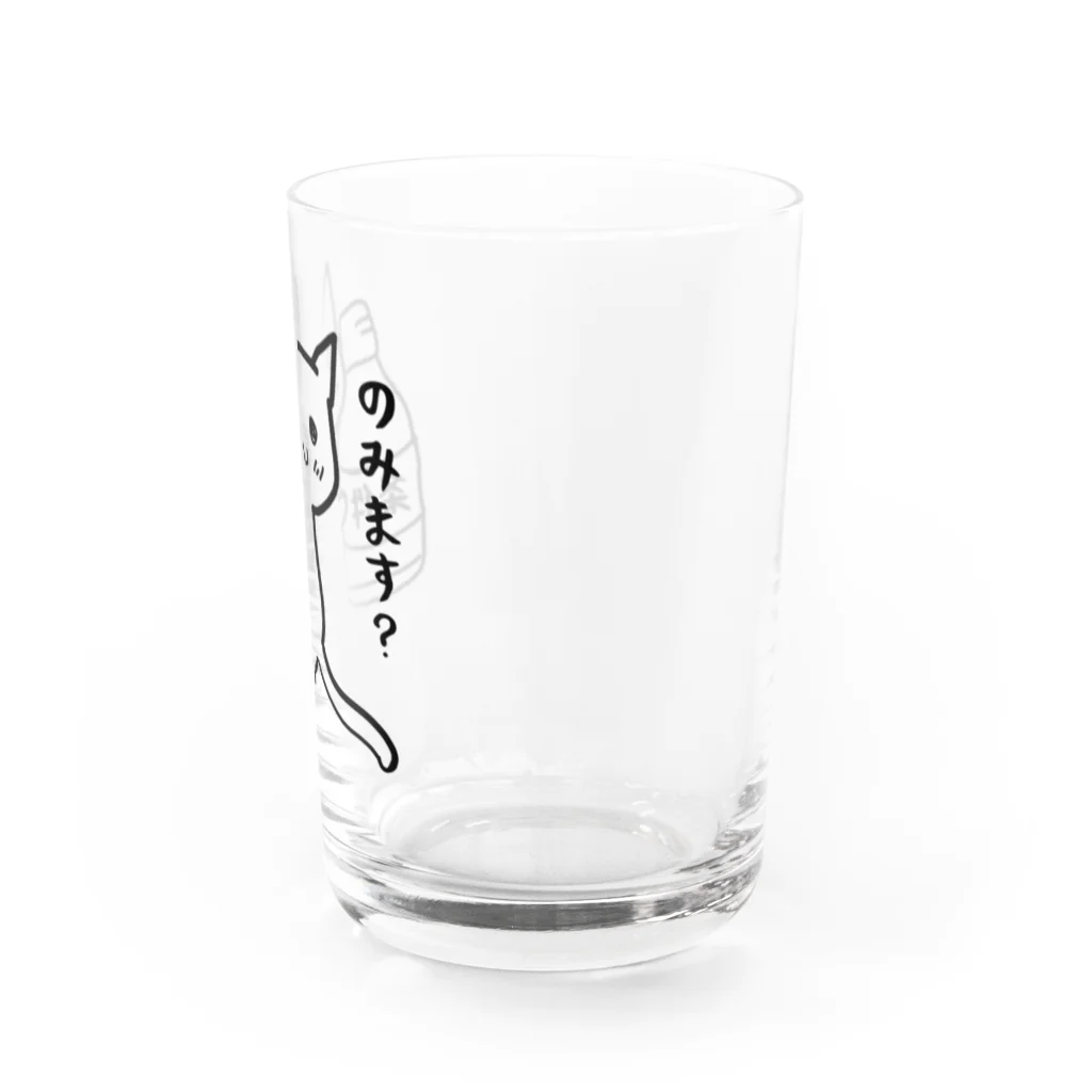 ちはやれいめいの条件をのむ猫ちゃん Water Glass :right