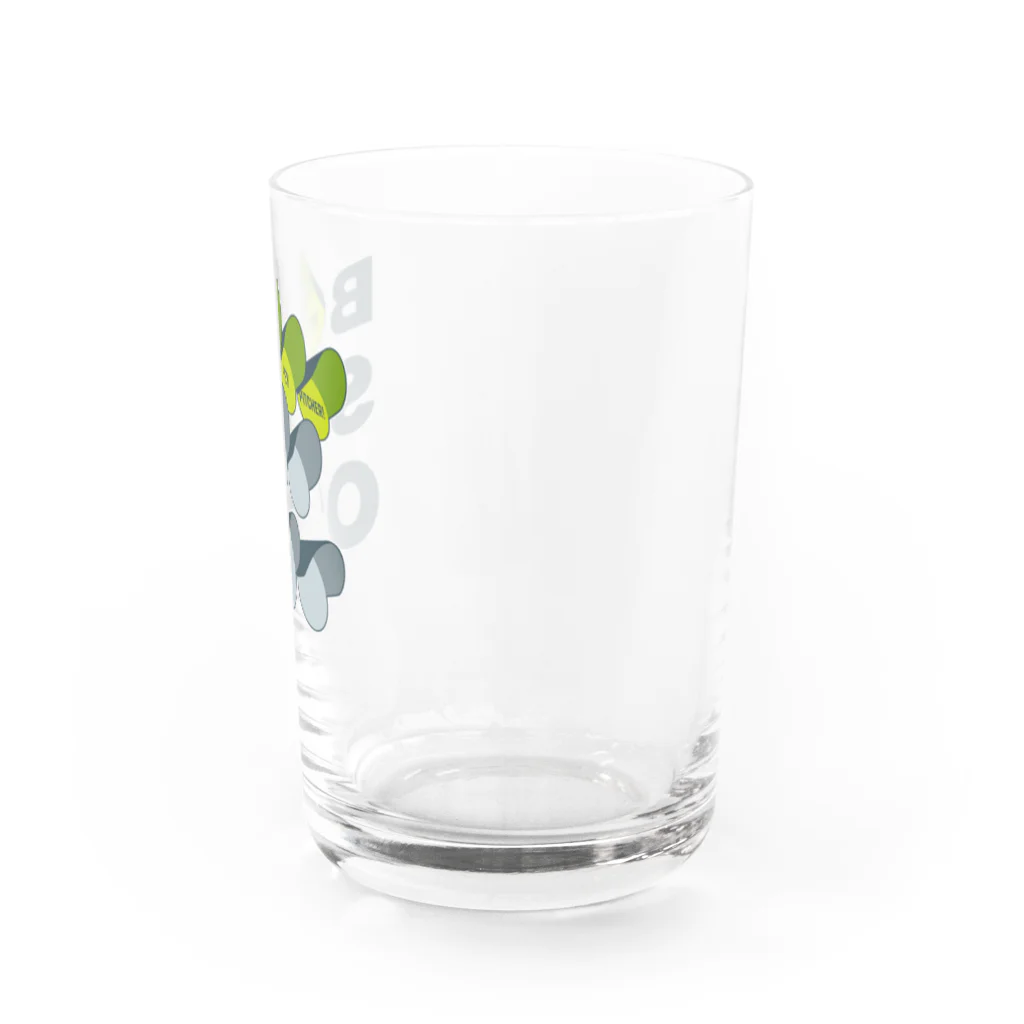 Baseball Buffのヘイヘイピッチャーびびってる！（BSOランプ・スリーボール） Water Glass :right