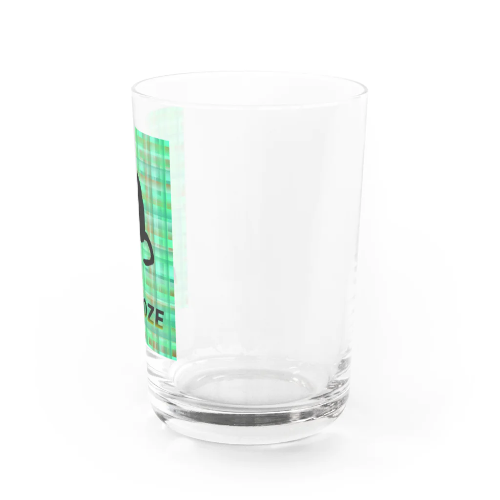 ニャムのアトリエのNEKOZE若葉 Water Glass :right