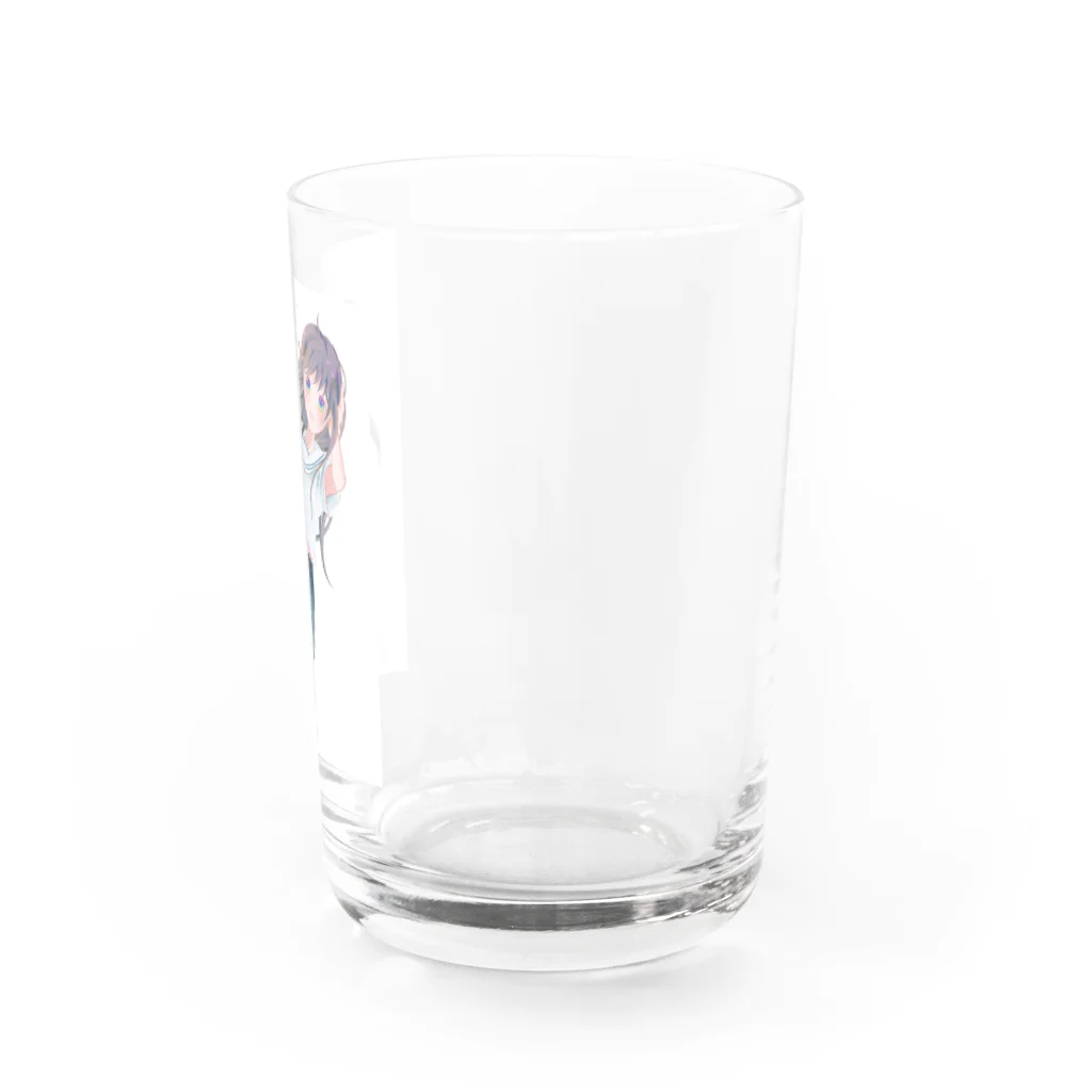 rikuの夏の風とセーラー服の女の子 Water Glass :right