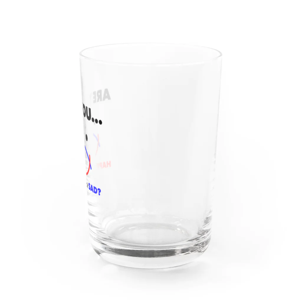 あーのさん shopのAre you... Water Glass :right