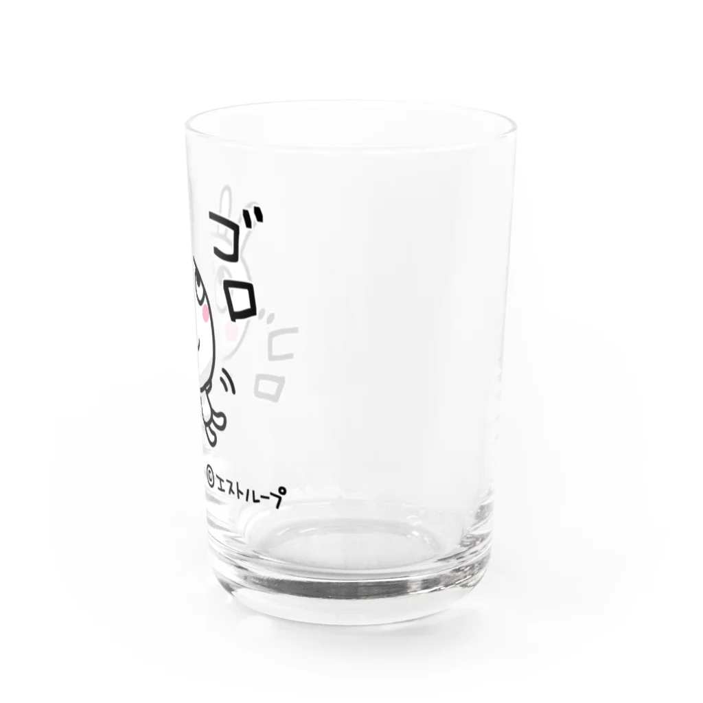 エストループキャラクターのふんわかウサギ ゴログラス Water Glass :right