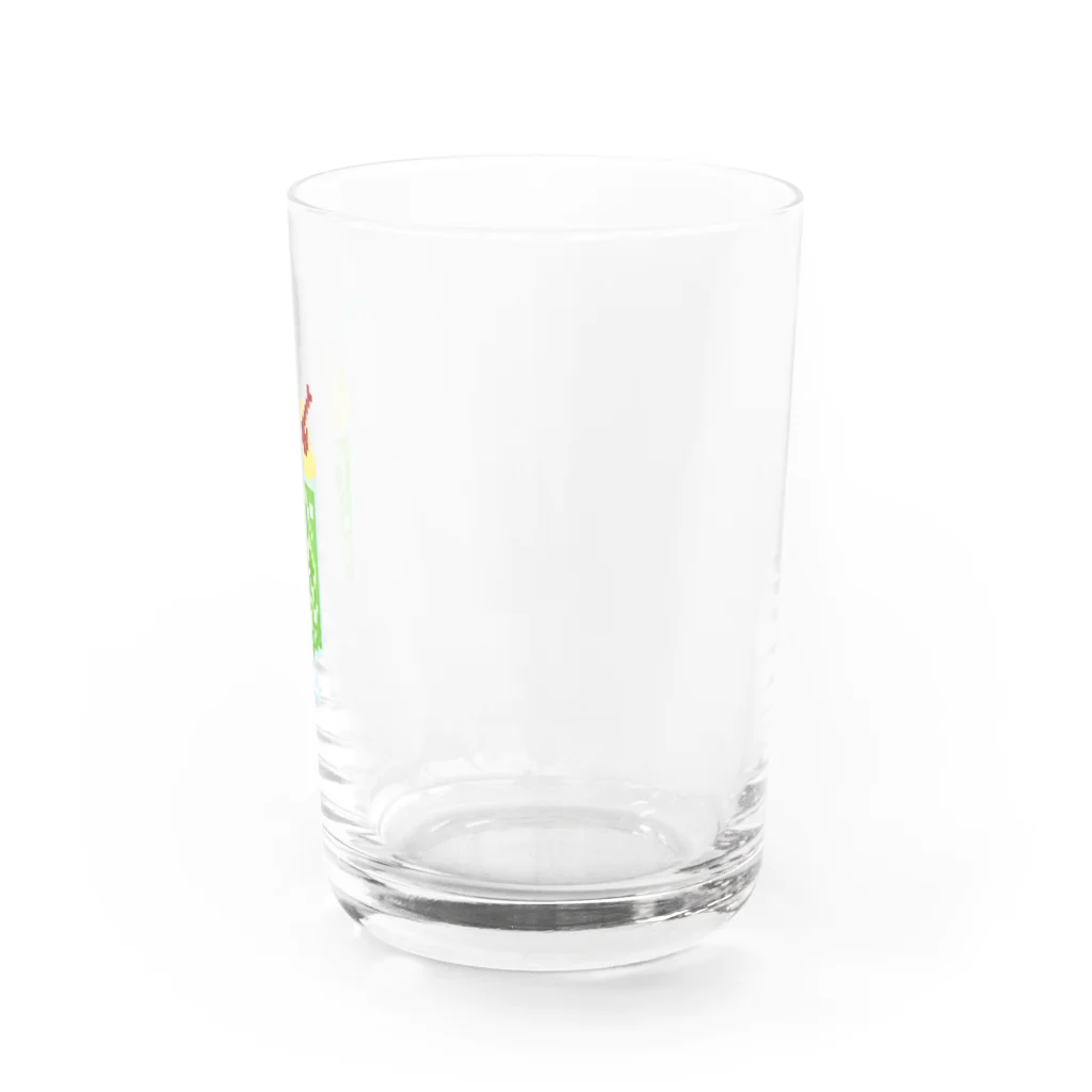 kariri_のドットメロンソーダ Water Glass :right