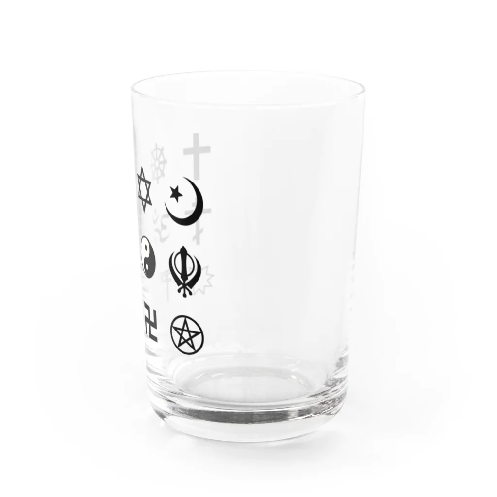 目ん玉の宗教のマーク集 Water Glass :right