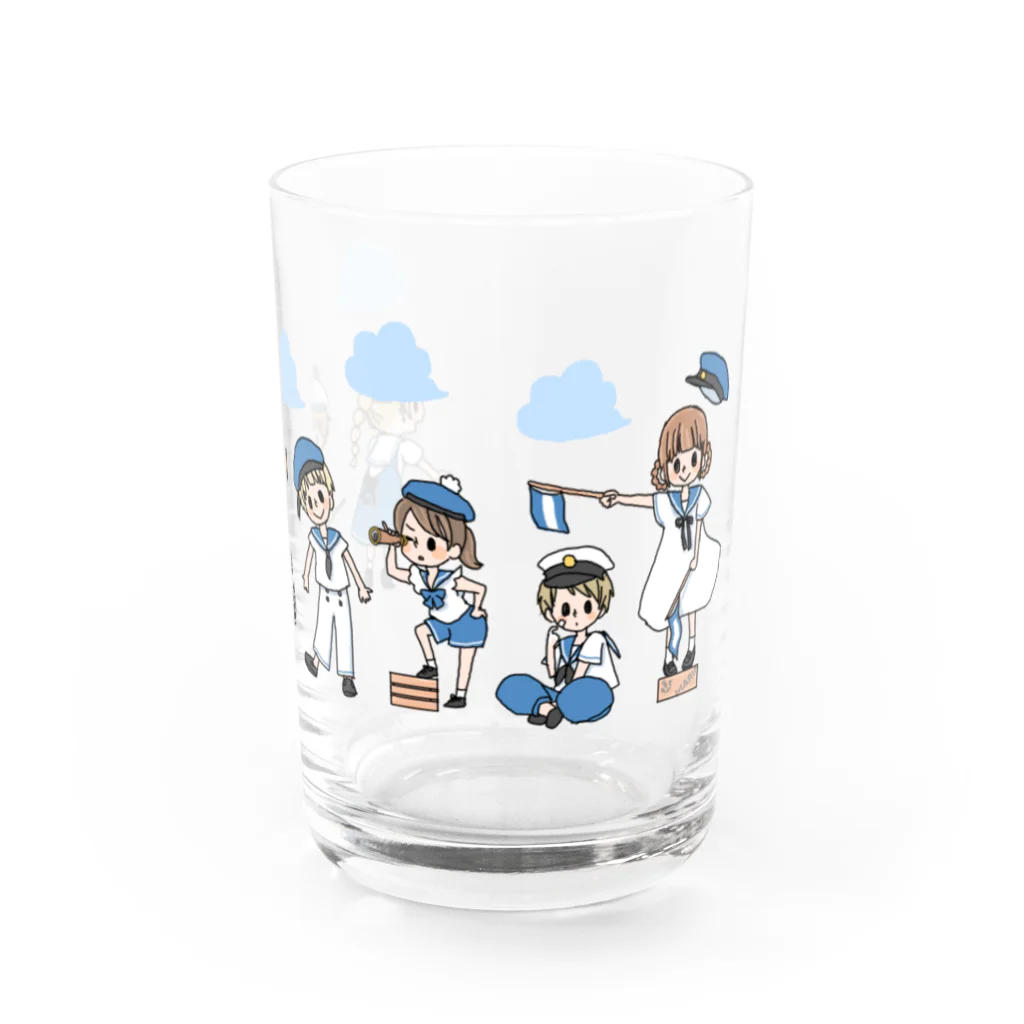 あめこのセーラーガールズ＆ボーイズ Water Glass :right