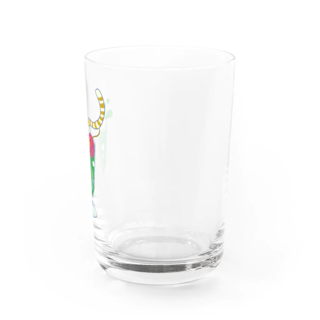 梅花庵のmelonsoda Water Glass :right