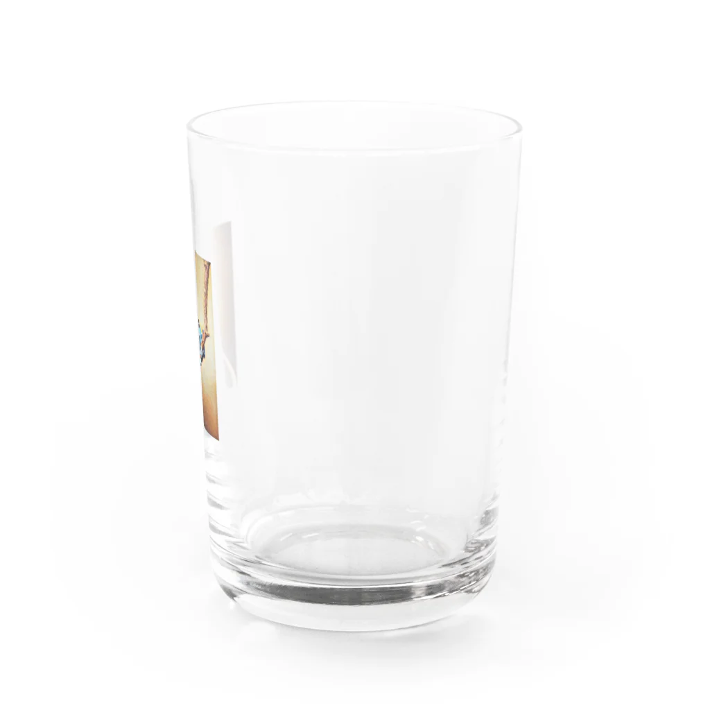 okusennのカエル2 Water Glass :right