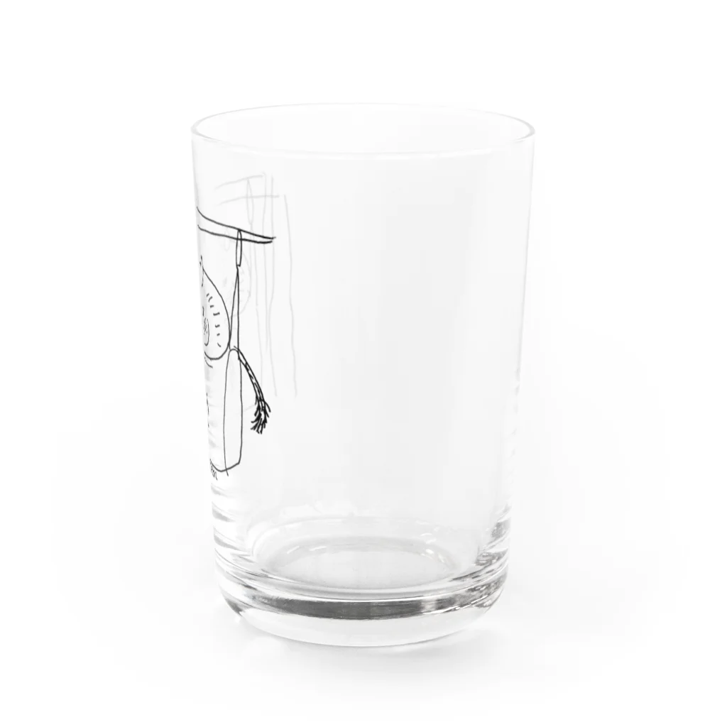 かえるはるきのこ（RURUKO)のねむねむデグー Water Glass :right