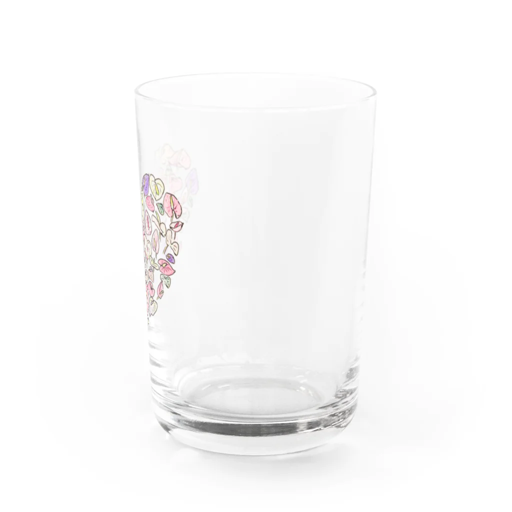 とこみんのアンスリウム Water Glass :right