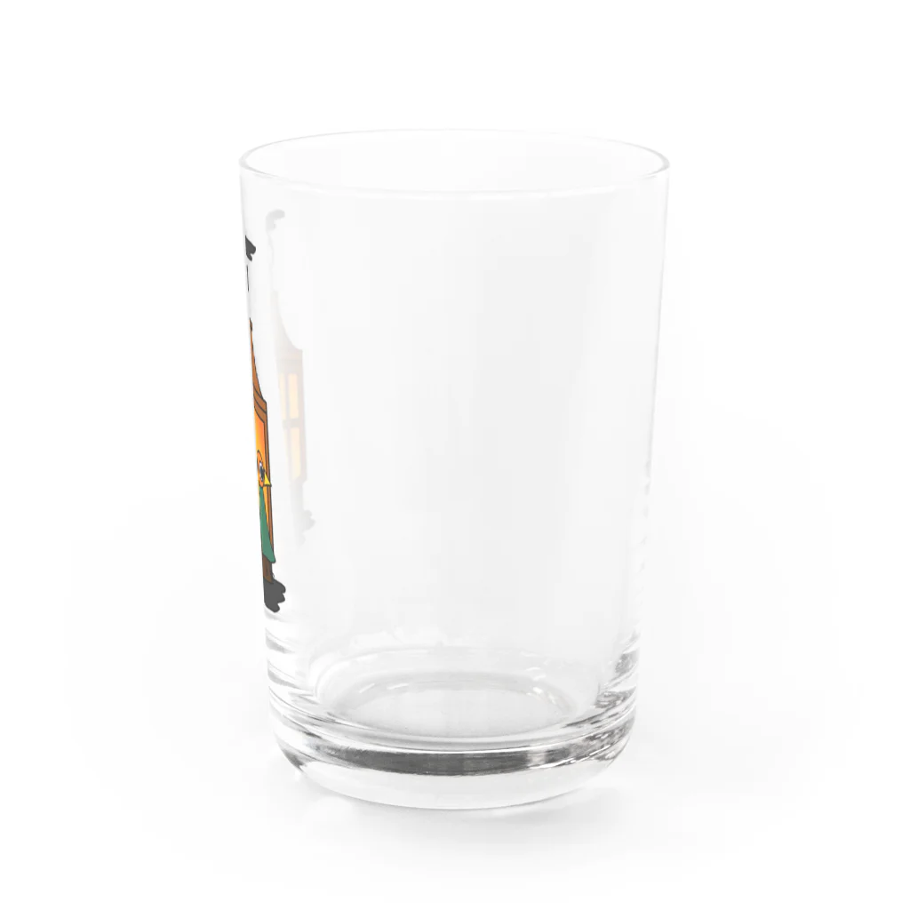 トリさんの休日のランタンなトリさん Water Glass :right