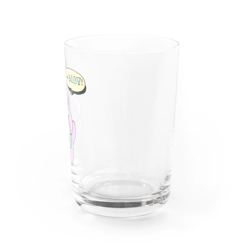 【Yuwiiの店】ゆぅぅぃーのうさBABY Water Glass :right