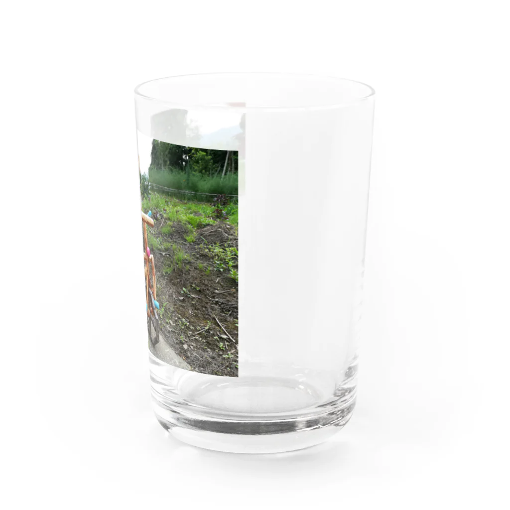 tanukitanukiの三輪車(木の人形) Water Glass :right