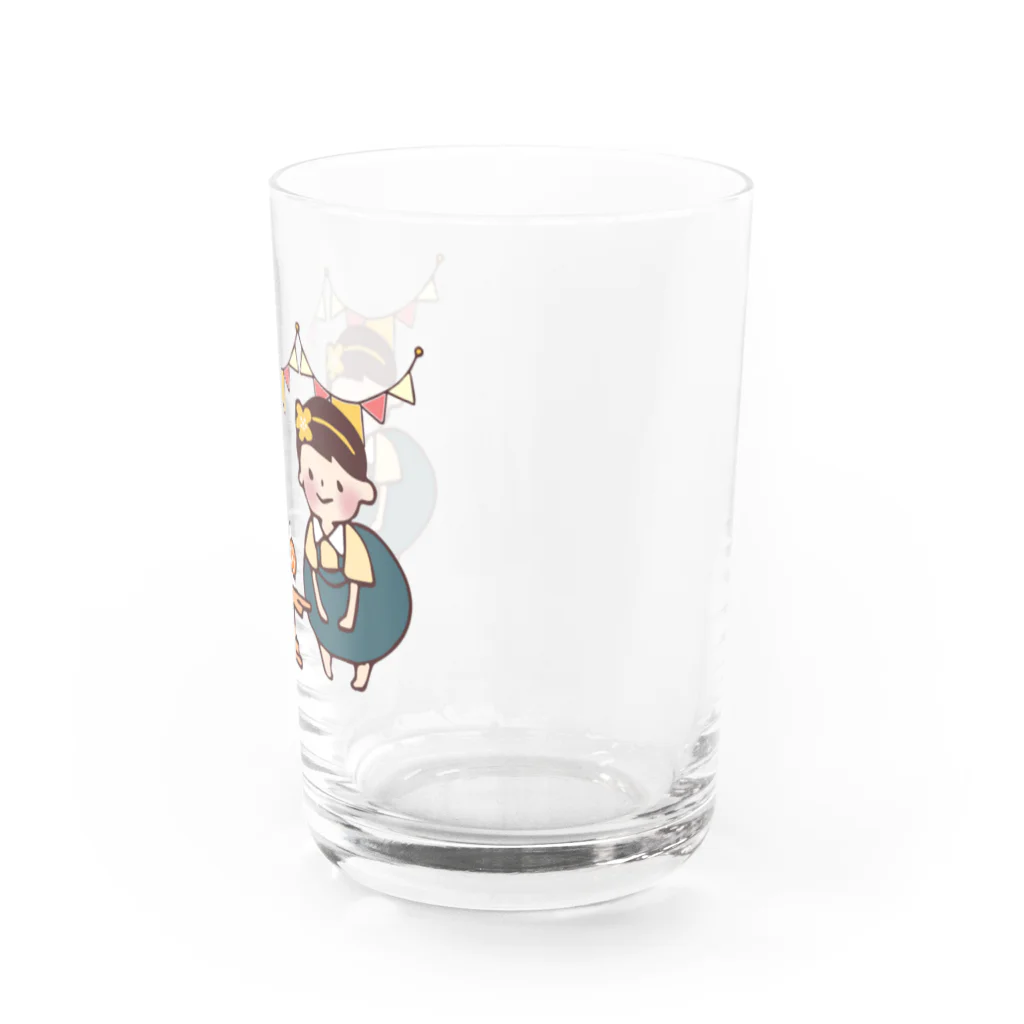 はるのおさんぽのふたごがーるアニバーサリー Water Glass :right