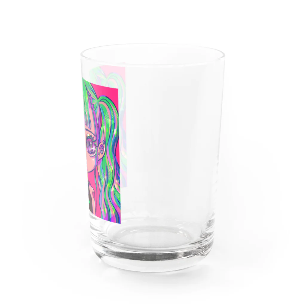 QooToyBoxのツインテールギャル Water Glass :right