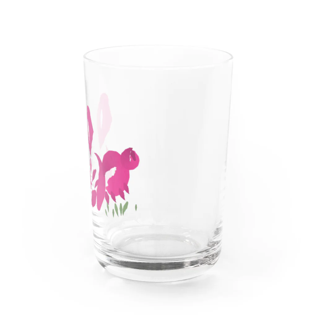 くまじのゆるいウサギ Water Glass :right