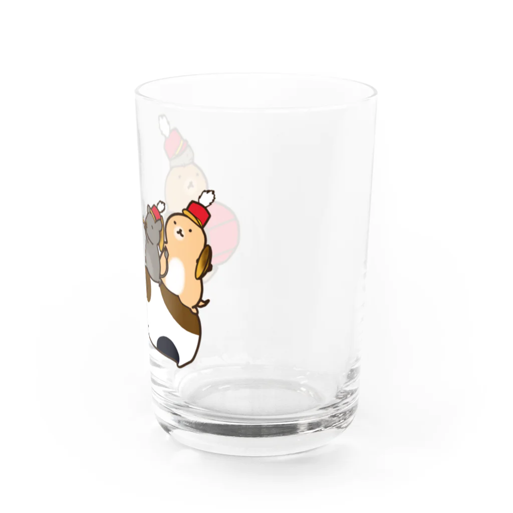 むくむく工房のげっしーパレード Water Glass :right