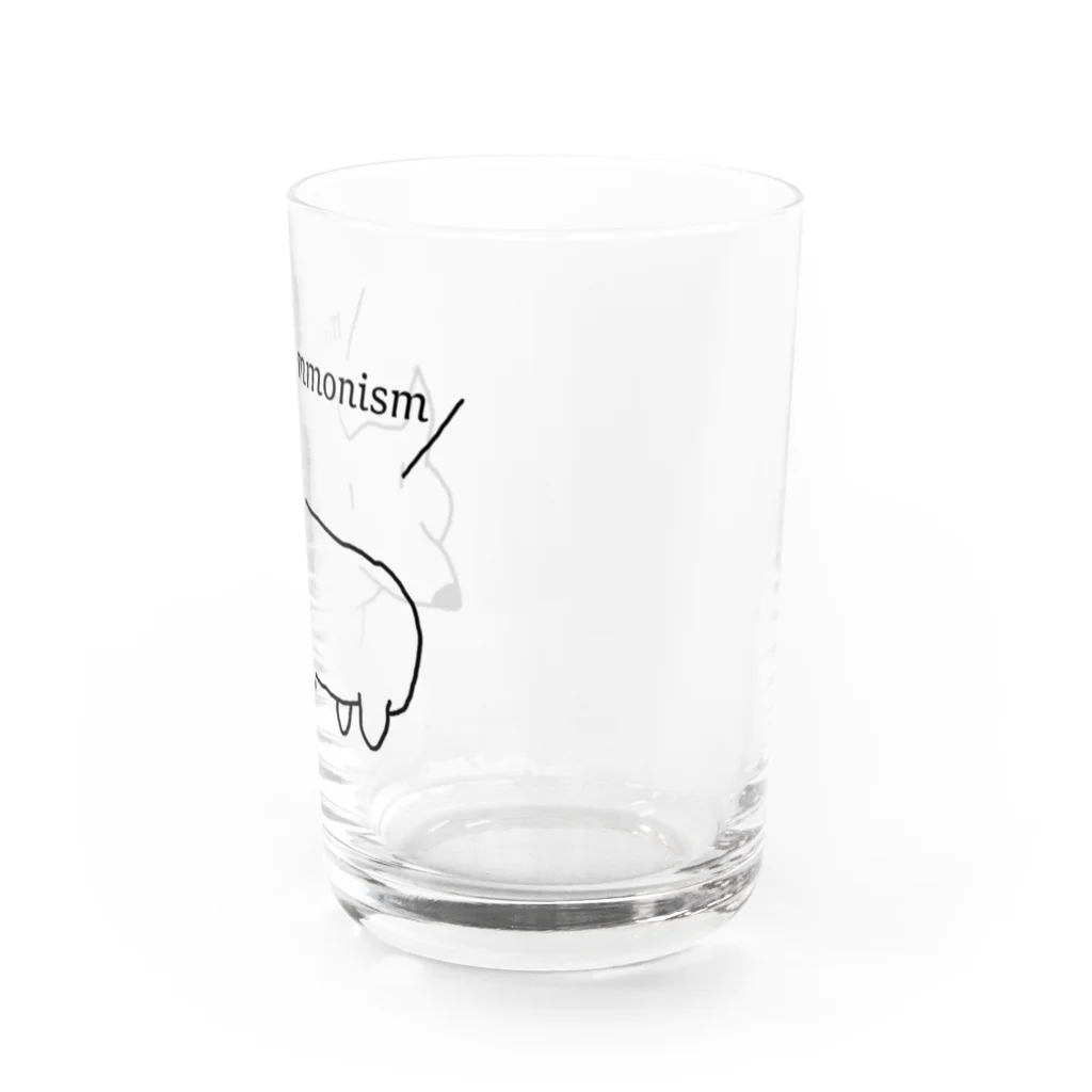 ツチブタすい臓商店のコーギー主張 Water Glass :right