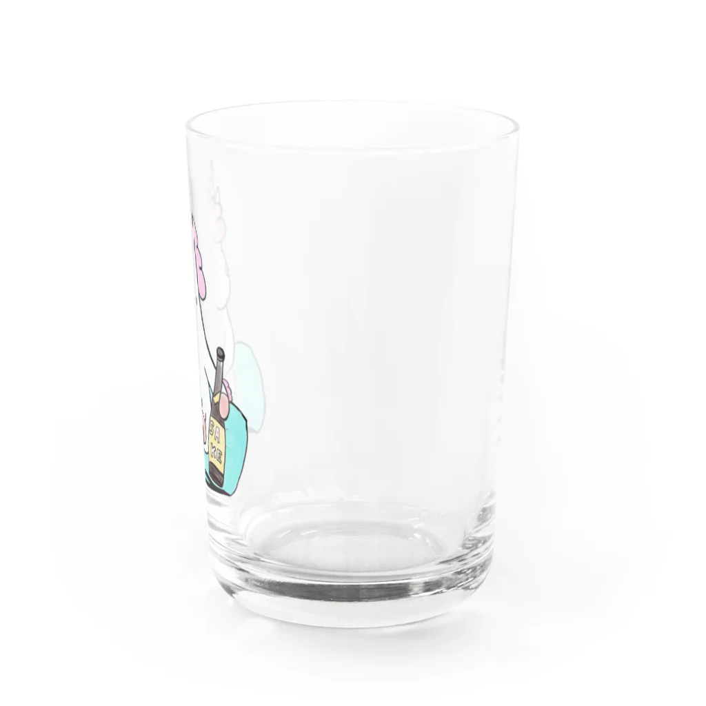 天使のやすらぎのほろ酔いこんこん Water Glass :right