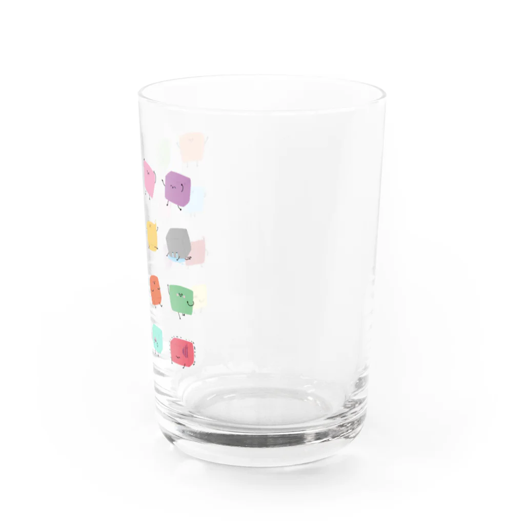 Henry1のキューブくんたち Water Glass :right