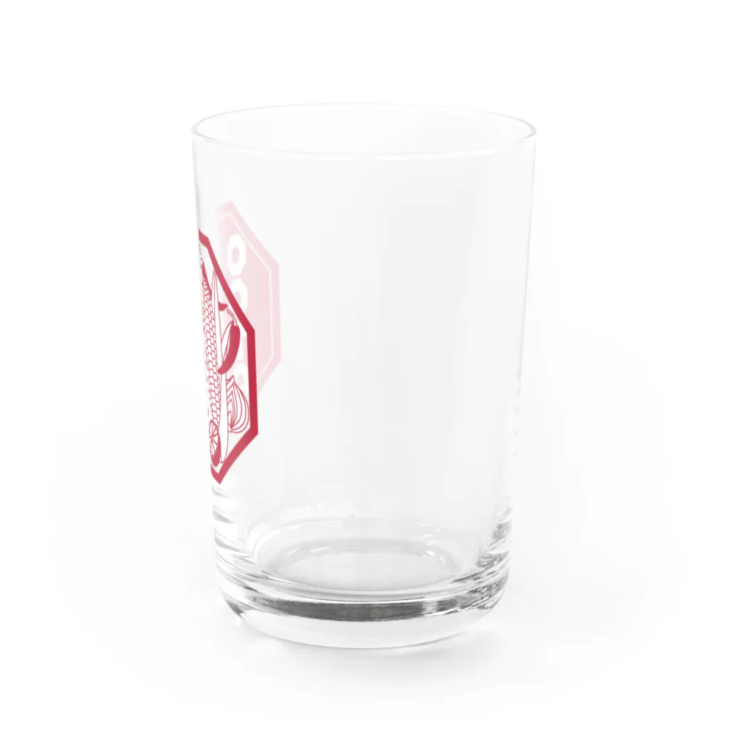 メキシコ屋台OCAのOCTA　ロゴグラス Water Glass :right