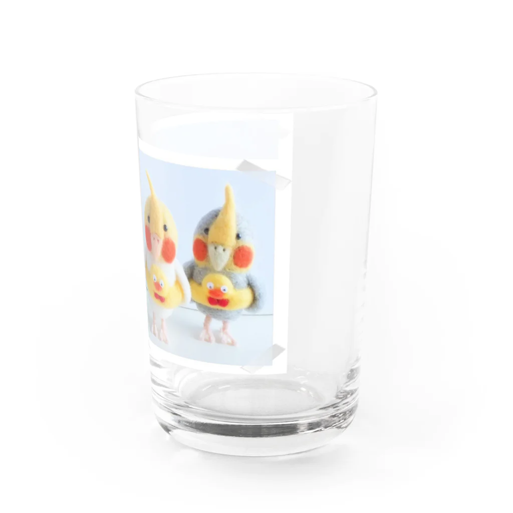 un-petit-pas-ninjinのエア海水浴インコ！ Water Glass :right