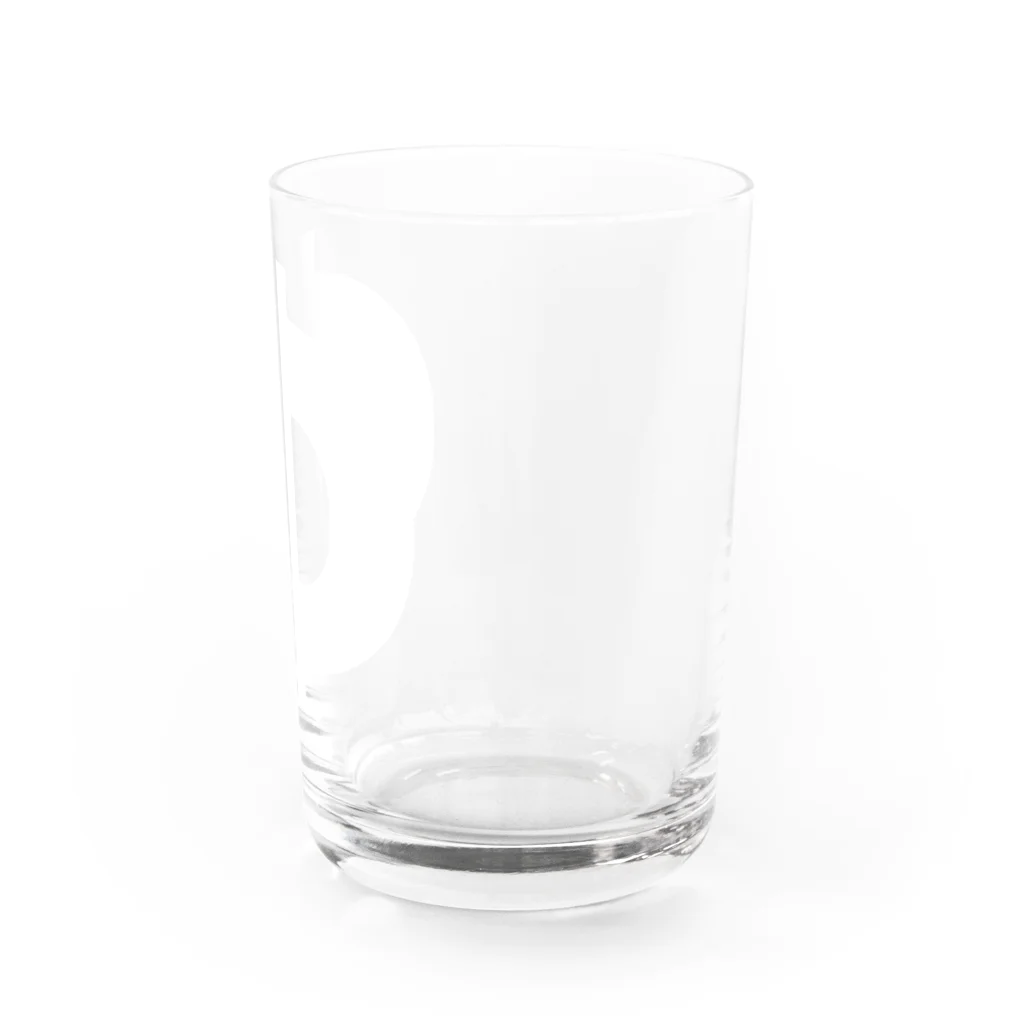 風天工房のΦファイ・ギリシャ文字（白） Water Glass :right